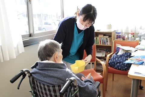 急患対応中の写真