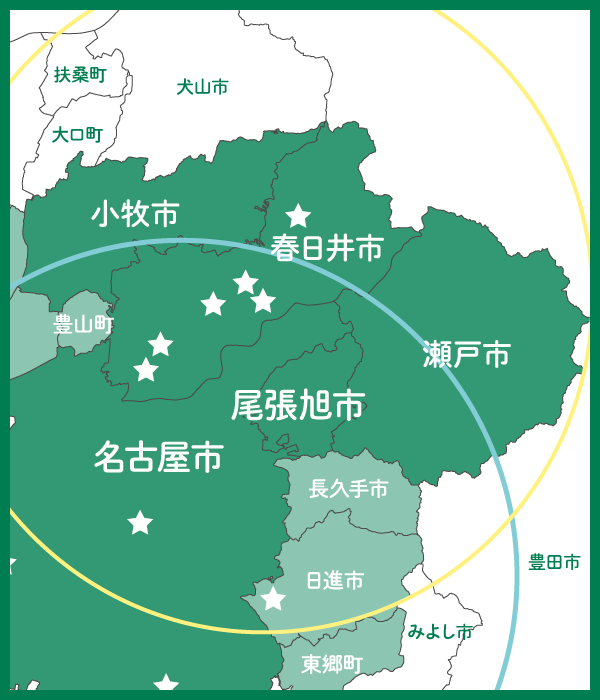 訪問エリアマップ